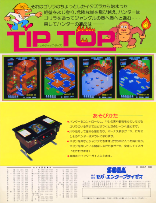 Tip Top Arcade Game Cover